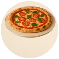 KAMIEŃ OKRĄGŁY DO PIZZY CHLEBA 31cm BERLINGER